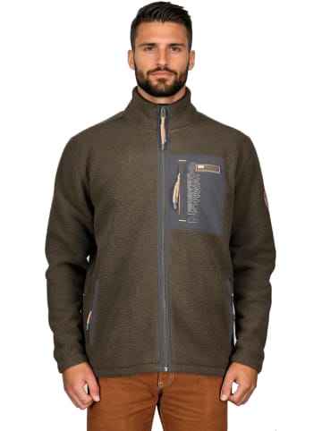 Geographical Norway Fleecejacke "Tapoche" in Khaki