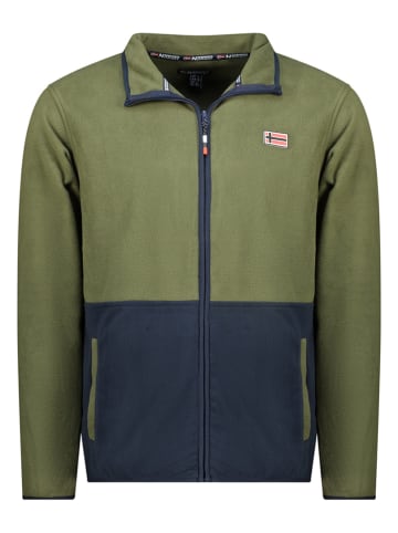 Geographical Norway Kurtka polarowa "Touki" w kolorze khaki