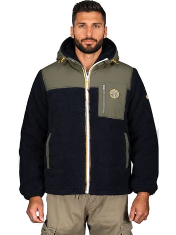 Geographical Norway Kurtka polarowa "Terpa" w kolorze granatowym