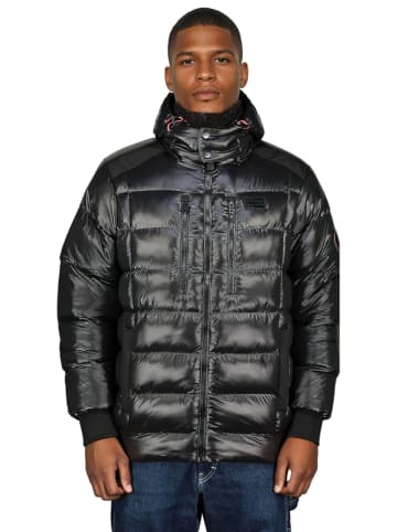 Geographical Norway Kurtka zimowa "Baptiste" w kolorze czarnym