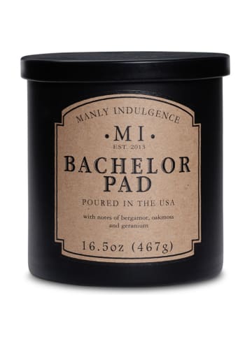 Colonial Candle Duftkerze "Bachelor Pad" in Schwarz - 467g
