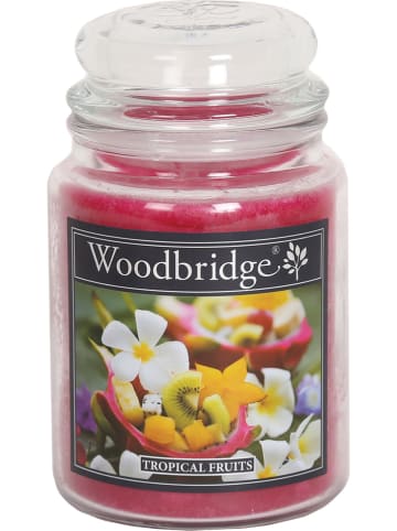 Woodbridge Geurkaars "Tropical Fruits" roze - 565 g
