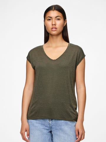 Pieces Shirt "Billo" in Grün