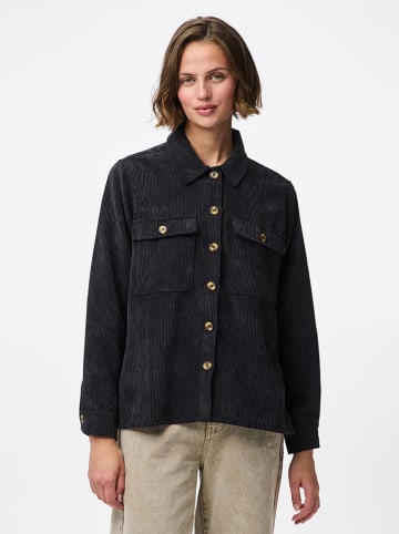 Pieces Koszula "Ceffi" w kolorze czarnym