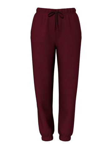 Pieces Sweathose "Chilli" in Dunkelrot