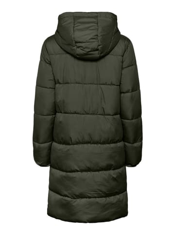 Pieces Płaszcz przejściowy "Pcbee" w kolorze ciemnozielonym