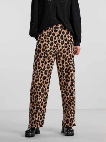 Pieces Spodnie "Gurla" w kolorze jasnobrązowym