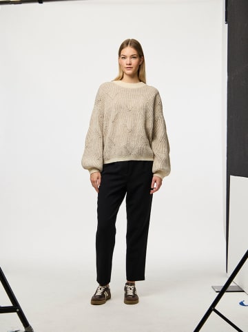 Pieces Sweter "Pcjenna" w kolorze kremowym