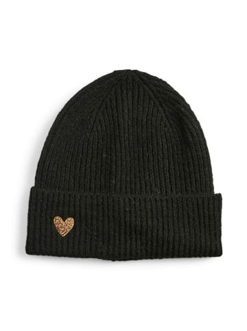 Pieces Czapka "Niva" w kolorze czarnym