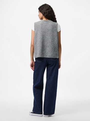 Pieces Kamizelka "Pcsilly" w kolorze szarym