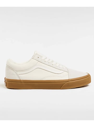 Vans Leder-Sneakers "Old Skool" in Beige