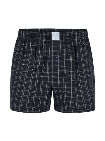 MG-1 6er-Set: Boxershorts in Dunkelblau/ Rot
