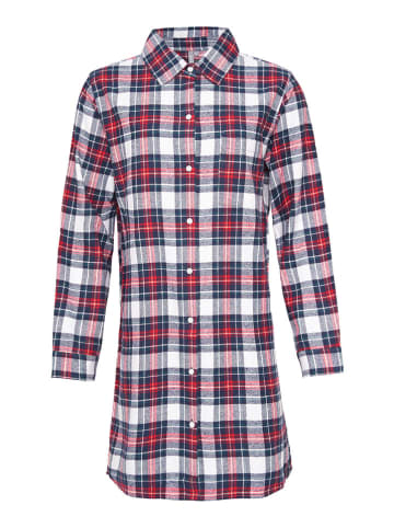 by Louise Nachthemd in Rot/ Dunkelblau