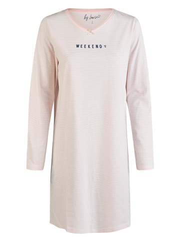 by Louise Nachthemd in Rosa/ Creme