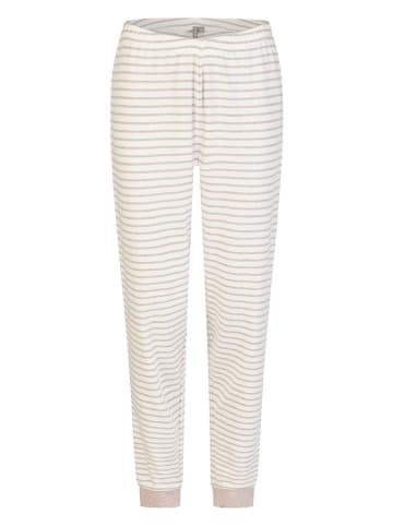 by Louise 2er-Set: Pyjama mit Kuschelsocken in Rosa/ Creme