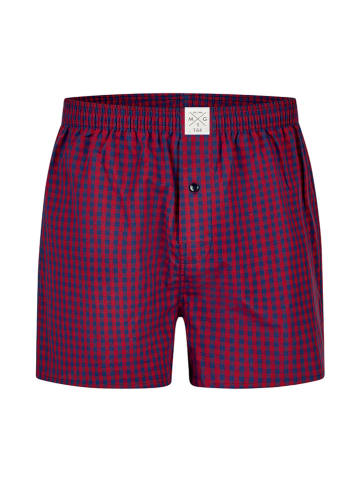 MG-1 6er-Set: Boxershorts in Dunkelblau/ Rot/ Hellblau