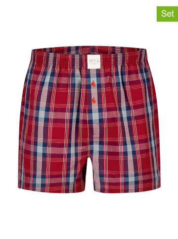 Phil & Co. Berlin Bokserki (6 par) w kolorze granatowo-czerwono-błękitnym