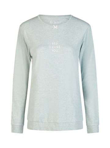 by Louise 2er-Set: Pyjama mit Kuschelsocken in Mint/ Creme