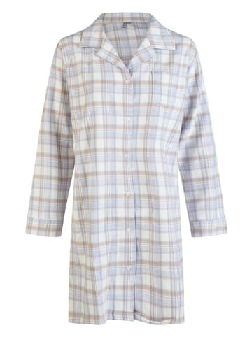 by Louise Nachthemd in Creme/ Hellblau