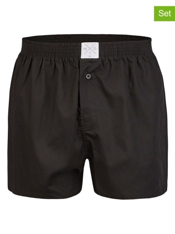 MG-1 Bokserki (6 par) w kolorze granatowo-czarno-błękitnym