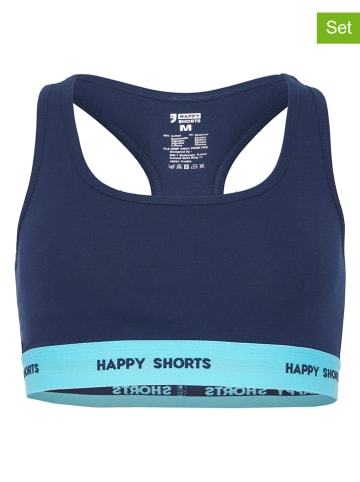 Happy Shorts 2er-Set: Bustiers in Blau