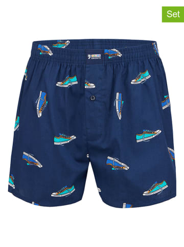 Happy Shorts Bokserki (3 pary) w kolorze granatowym