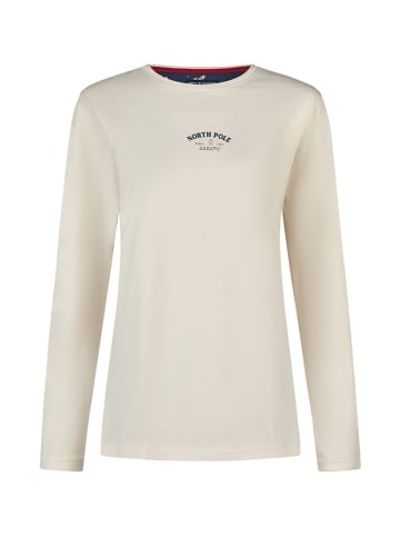 Happy Shorts Pyjama in Beige/ Dunkelblau