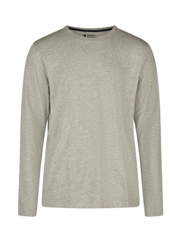 Happy Shorts Pyjama in Grau/ Dunkelblau