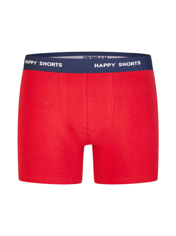Happy Shorts 2er-Set: Boxershorts in Rot/ Dunkelblau