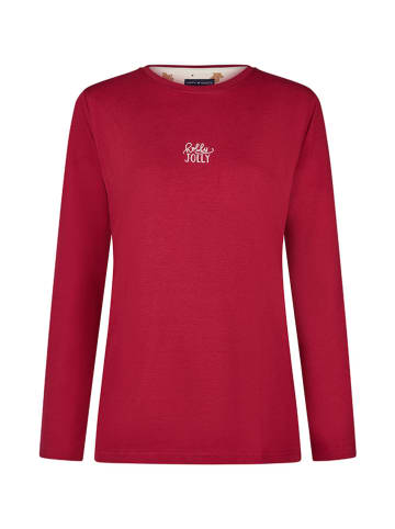 Happy Shorts Pyjama in Rot/ Creme