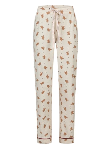 Happy Shorts Pyjama in Rot/ Creme