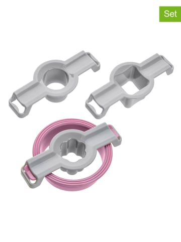 Zenker 4tlg. Ausstecher-Set in Rosa/ Hellgrau
