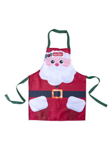 Fackelmann Bakschort "Santa Claus" rood/wit - (L)58 x (B)45 cm