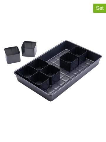 Zenker 9tlg. Zahlen-/ Buchstabenkuchen-Set in Grau