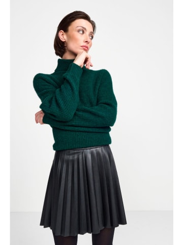 Rich&Royal Plisseerock in Schwarz