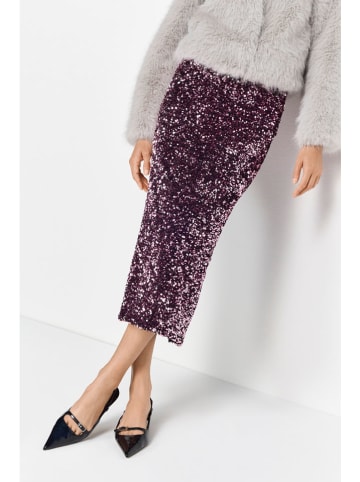 Rich&Royal Paillettenrock in Pink/ Schwarz