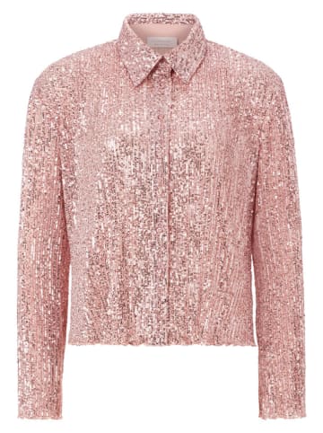 Rich & Royal Paillettenblouse lichtroze
