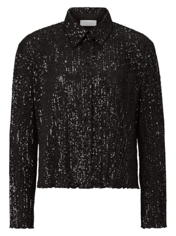 Rich&Royal Paillettenbluse in Schwarz