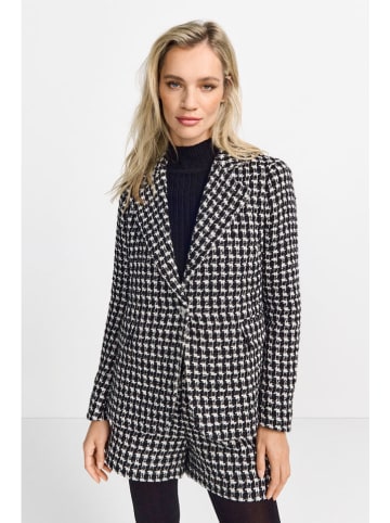 Rich & Royal Blazer in Schwarz/ Weiß