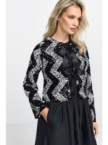 Rich & Royal Blazer in Schwarz/ Weiß