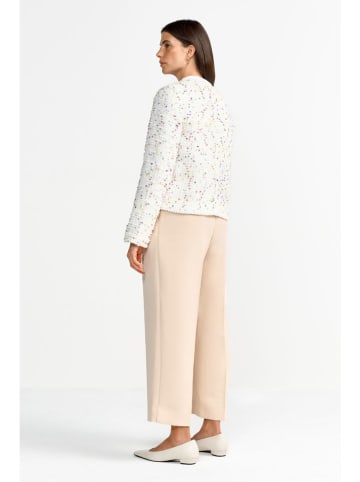 Rich&Royal Spodnie w kolorze kremowym