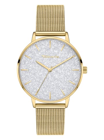 Tamaris Quarzuhr in Gold/ Weiß