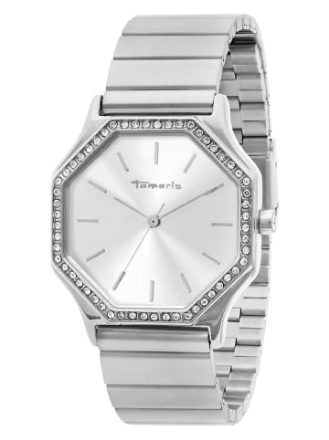 Tamaris Quarzuhr in ´Silber/ Weiß