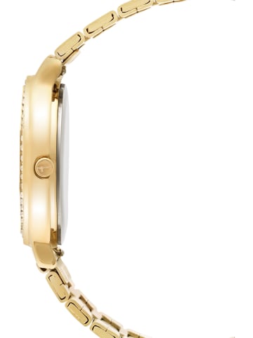 Tamaris Quarzuhr in Gold/ Weiß