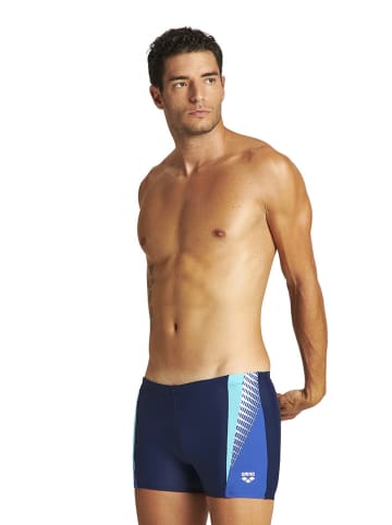 Arena Badehose in Dunkelblau/ Türkis/ Weiß