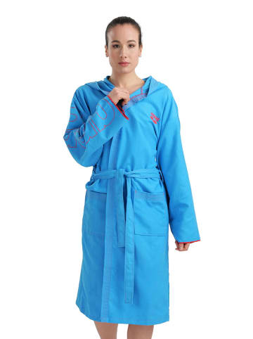 Arena Szlafrok w kolorze błękitnym