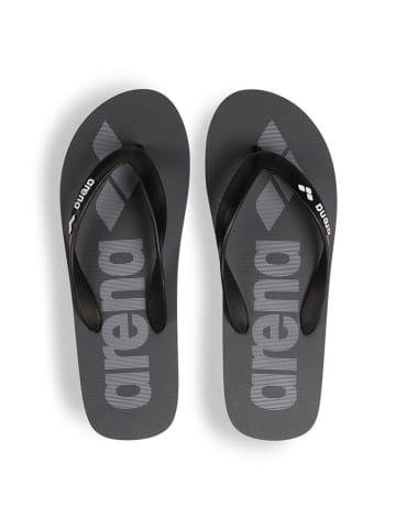 Arena Teenslippers antraciet/zwart