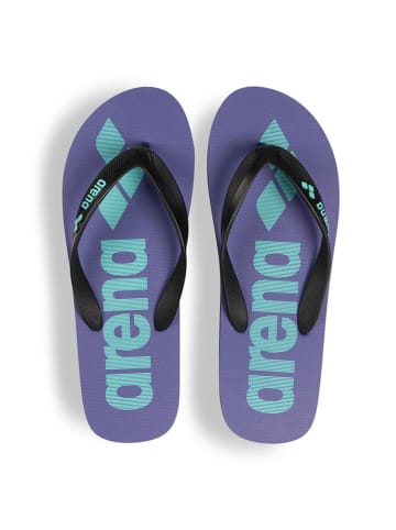 Arena Teenslippers turquoise/paars/zwart