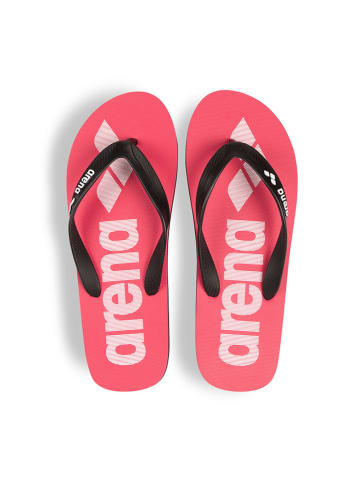 Arena Teenslippers roze/zwart/wit