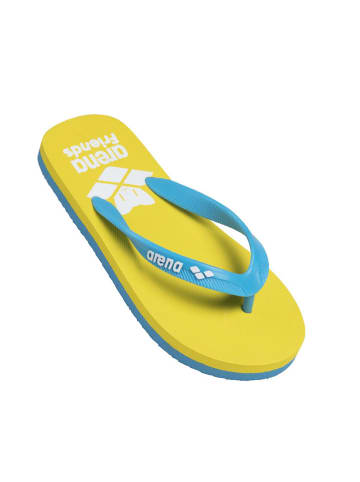 Arena Zehentrenner in Hellblau/ Gelb